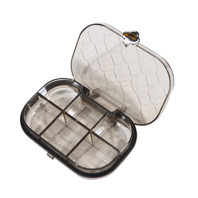Portable Medicine Box Medicine Packaging Travel Carrying Mini Sealed Travel Medication Organizer Moisture-proof Jewelry Storage