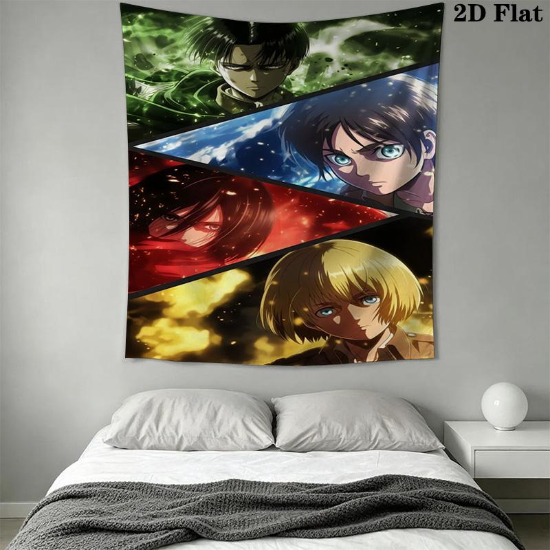 Attack Titan Wall Tapestry Tapestry Fashion Print Wallmounted Wall Decoration Work Of Art Wall Covering Decoration