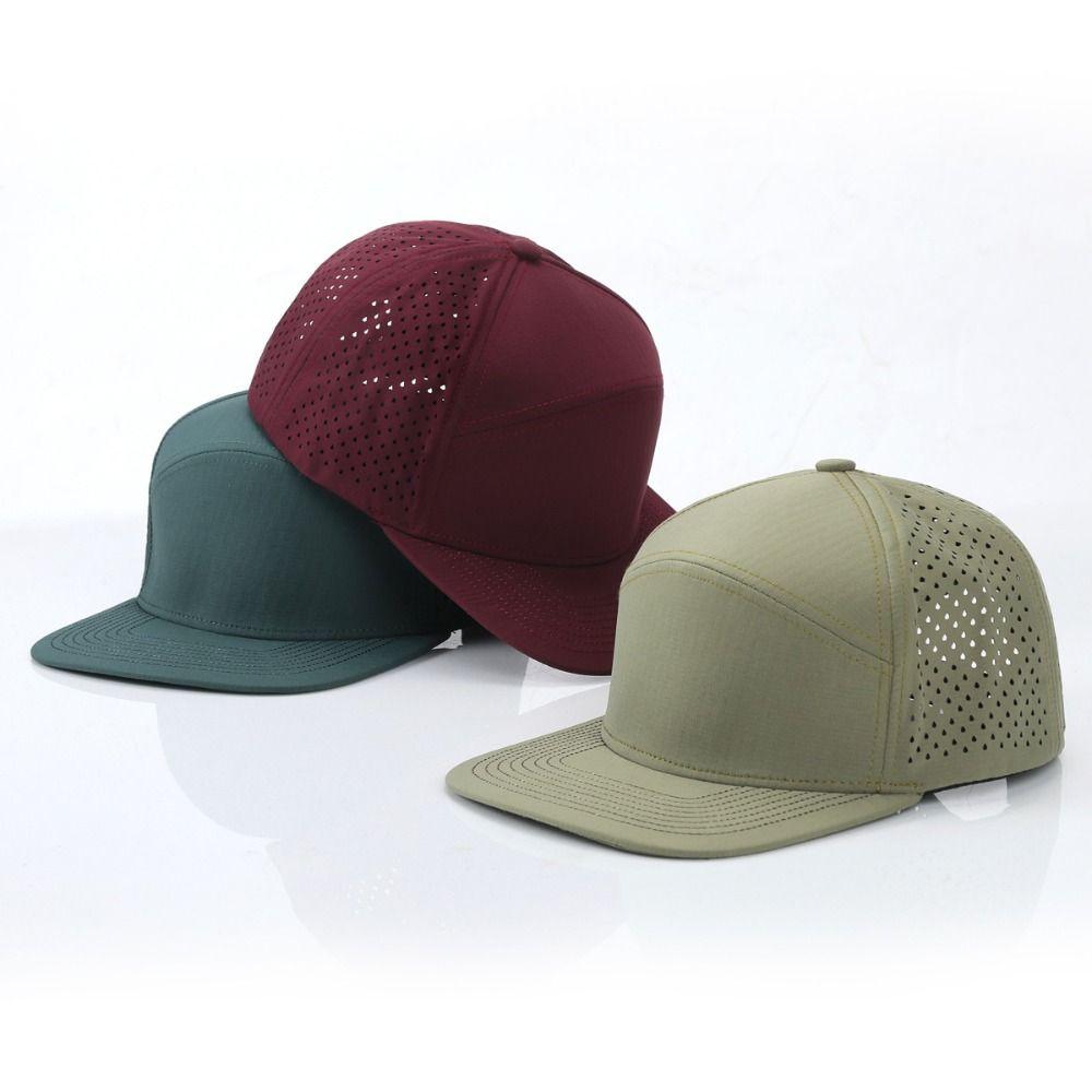 Codzienna Jednokolorowa Czapka Baseballowa Regulowana Oddychająca Czapka Truckerka Czapka Hip-Hop Unisex