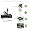 Multi-Function Car Charger: 3-Socket Adapter with Digital Display & Dual USB Ports, 120W
