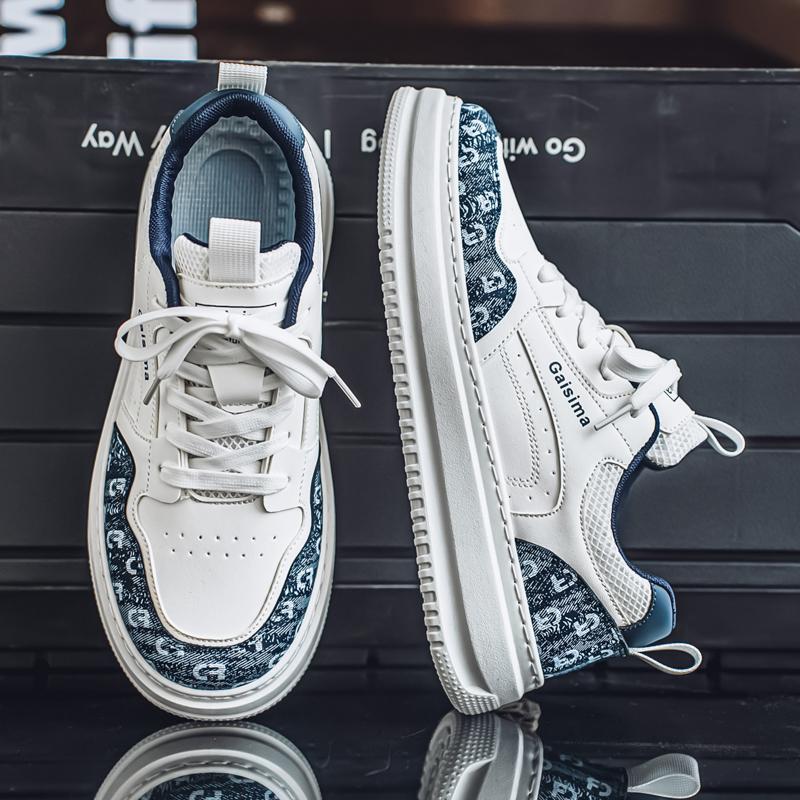 Men's Fashion Casual Low Top Skateboarding Shoes Boys Comfortable Sneakers Male Students Trending Soft Sole Classic Breathable Gym Non-slip