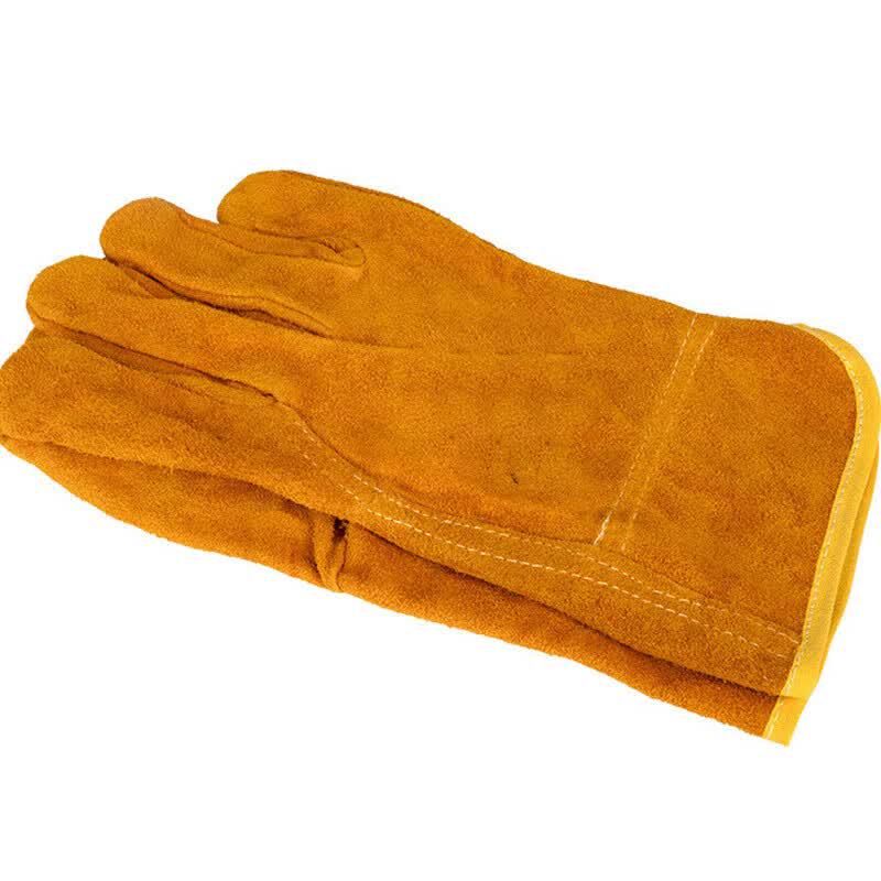 Deyu Gongpin Short Cowhide Welder's Gloves