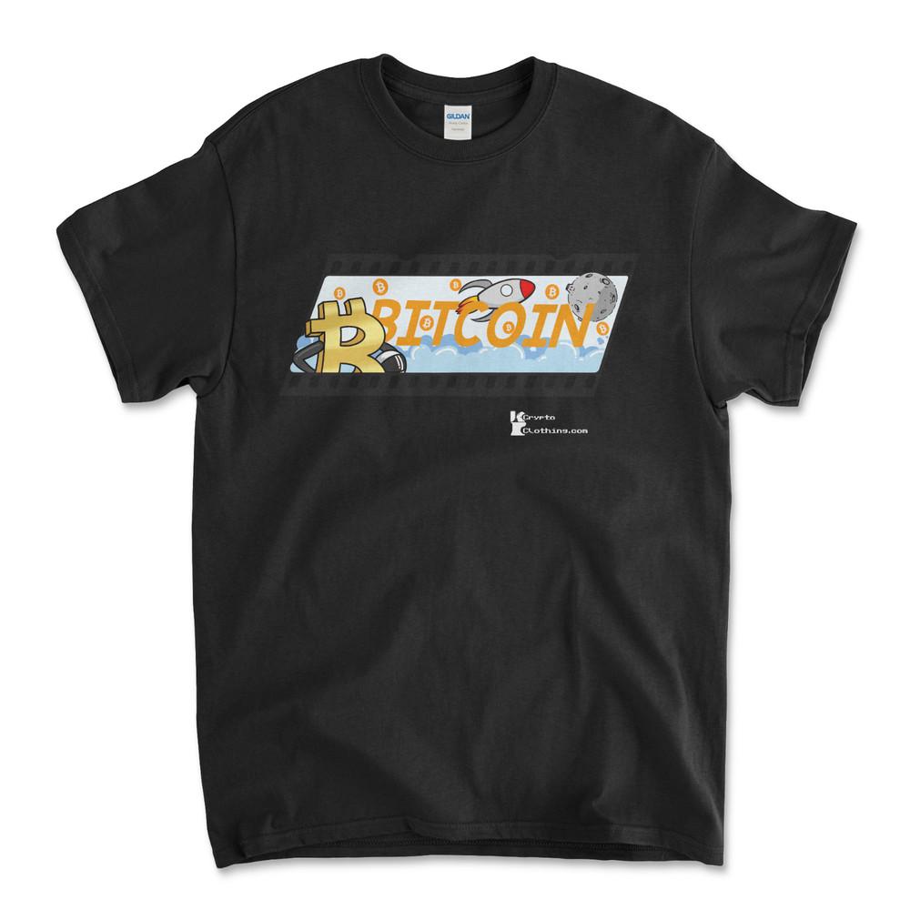 Bitcoin BTC Crypto Cryptocurrency Altcoin HODL Black T-Shirt UPC184 Unisex T-Shirt M