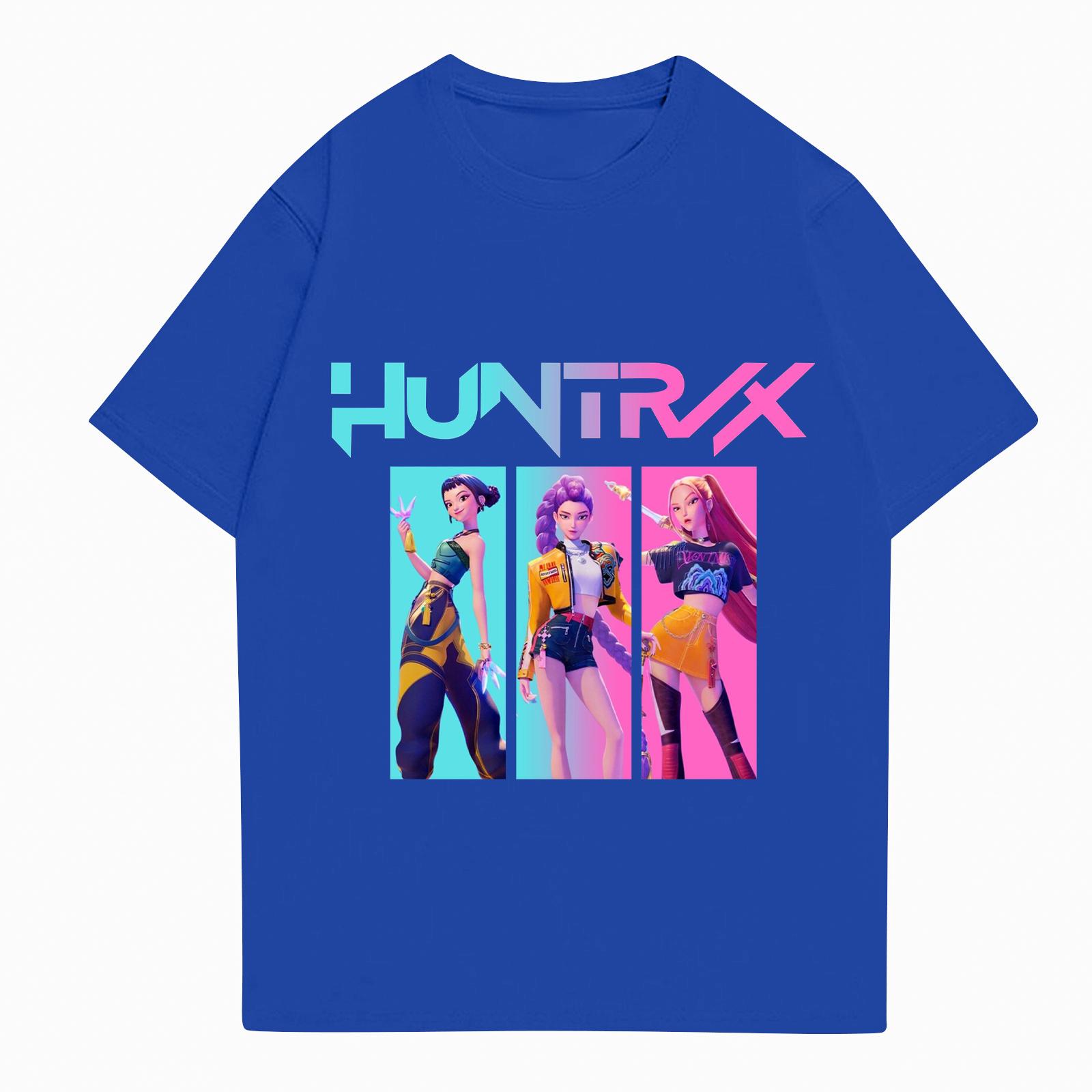 

Детская футболка с коротким рукавом с аниме-принтом 110 синий