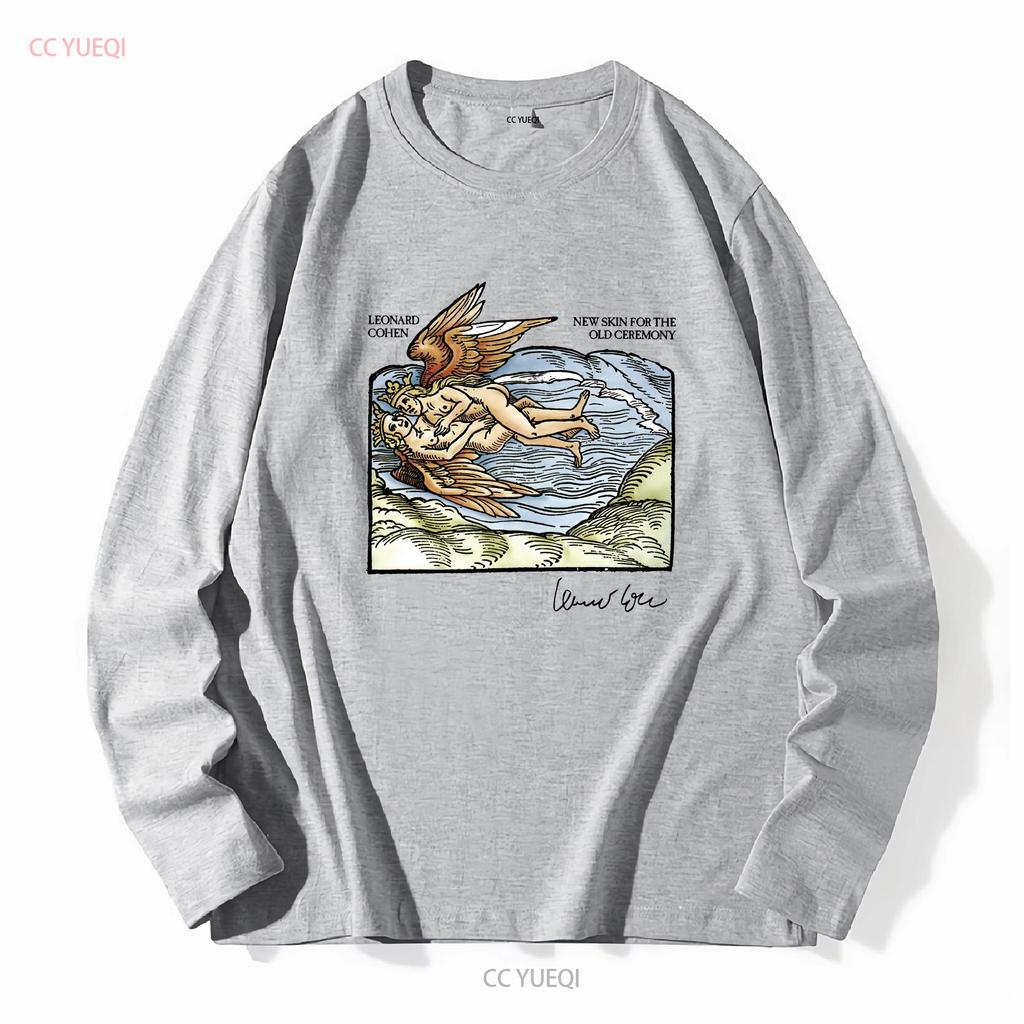 Leonard Cohen New Skin For The Old Ceremony All Size S to 5XL T SHIRT vintage Washed Slightly Unisex streetwear Soft