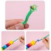 Adjustable Skipping Rope with Wood Handle and Woven for Girls and Boys, Skipping Rope Exercise Fat Burnings Gym Training