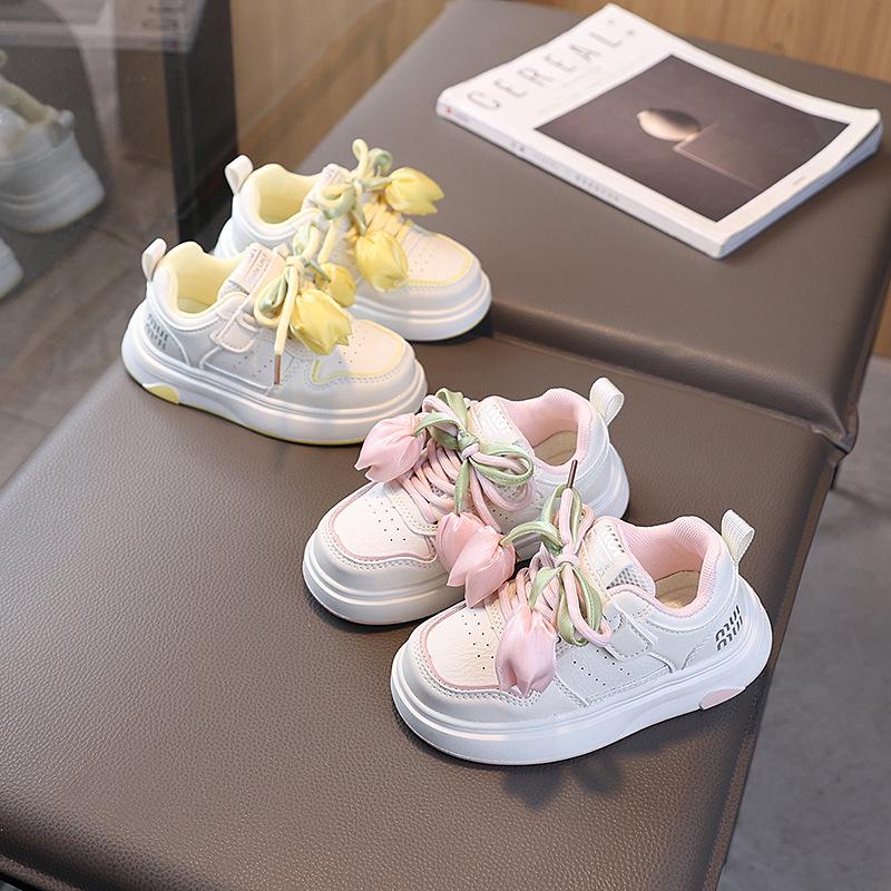 Wasserdichte Leder-Sneaker für Kinder - Tulpe Frühling/Herbst 2025 Kollektion