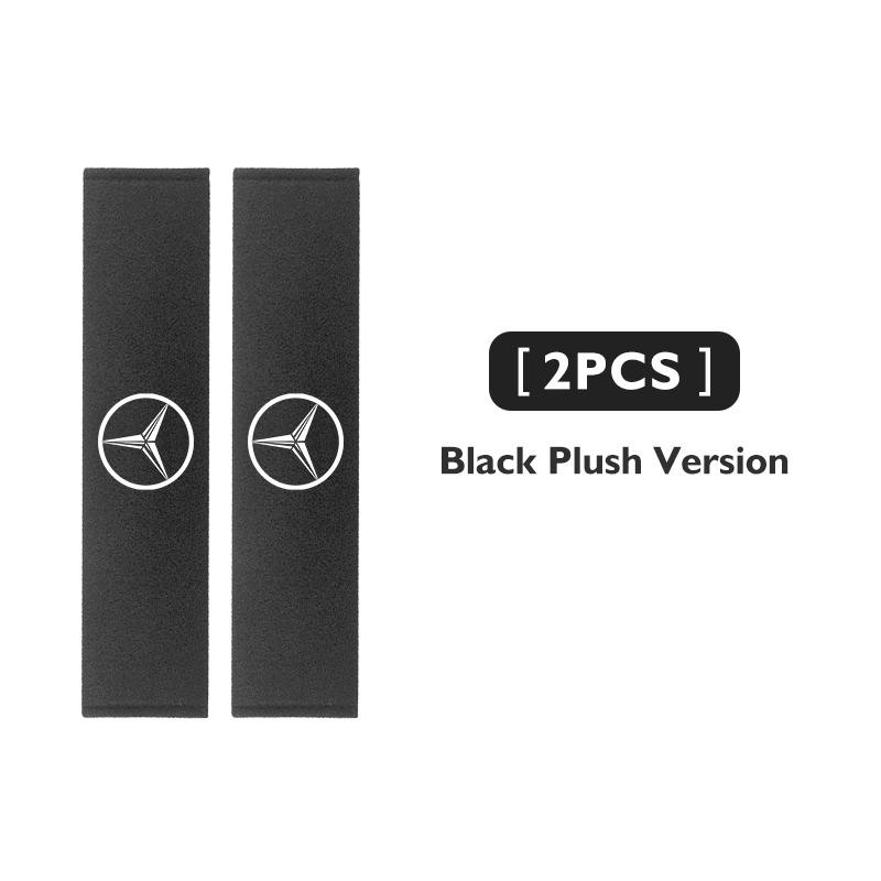 For Benz Car Shoulder Cover Cushion Seat Belt Pad Suede/Ice Seat Belt Cover AMG Exclusive A C E R V Class CLA CLS C180 C200 W204 RA8
