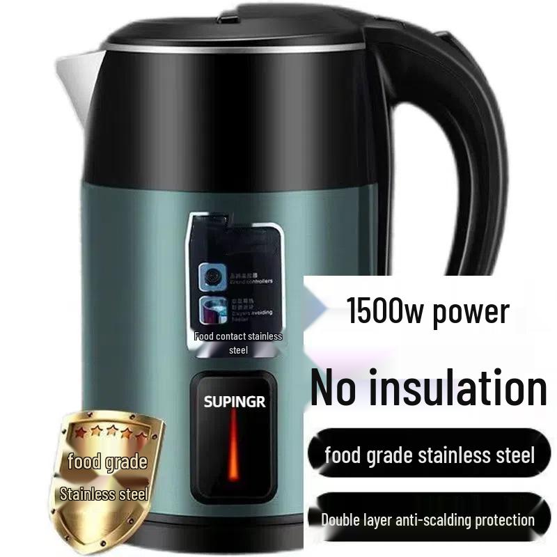 Supor Large Capacity Electric Kettle: Fast-Boiling, Automatic Shut-Off, Food-Grade for Household.