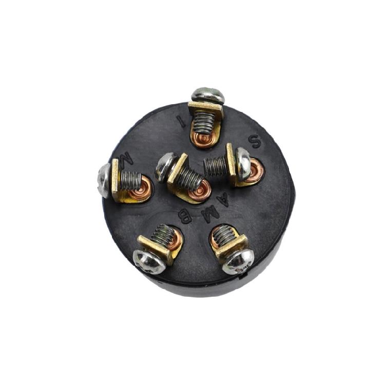 Car Boats 12V 3 Position Ignition Boats Motorcycle Ignition Starter Switches 3 Position with 2 Key Lock Starter Switches