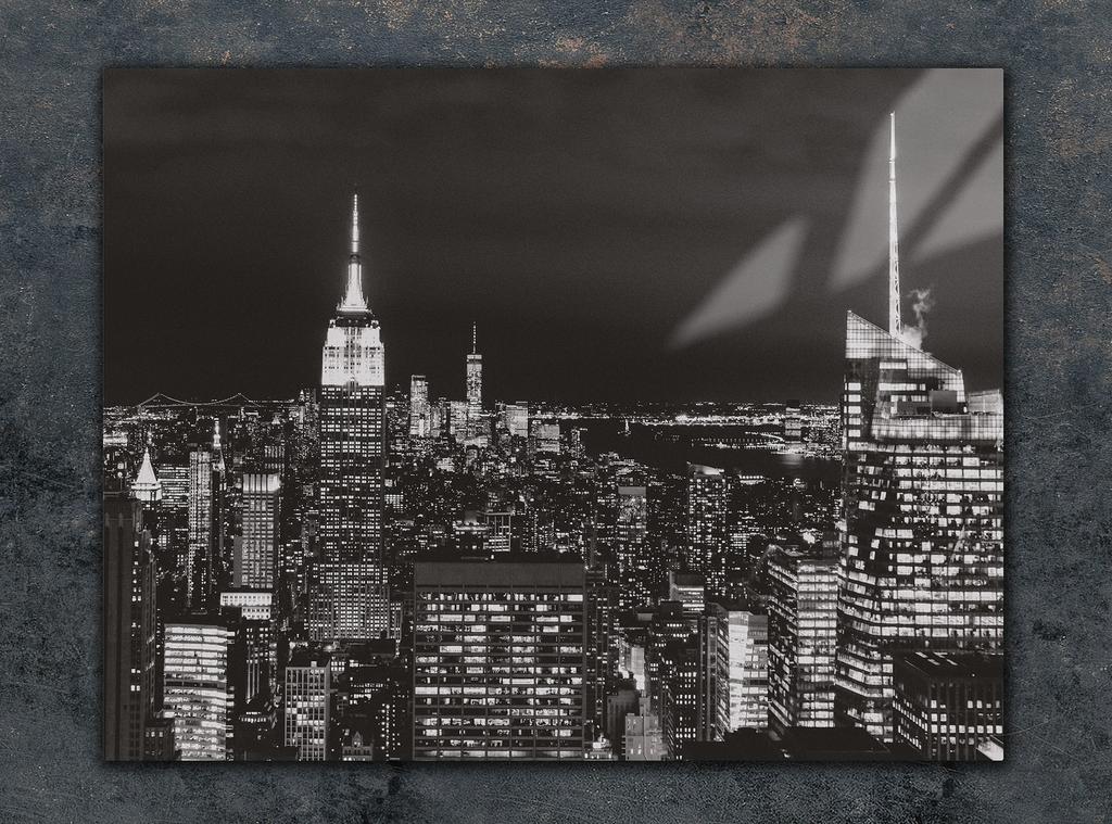 PLANCHE À DÉCOUPER EN VERRE 40x30 VILLE
