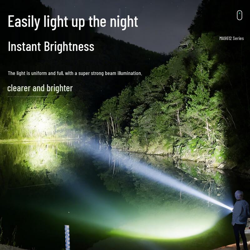 Projecteur de recherche LED rechargeable d'extérieur CHARGE MAXIMALE
