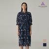 VVOLIVIA Fully Open Shirt-Style Patterned Dress_Vvcoaxm4171