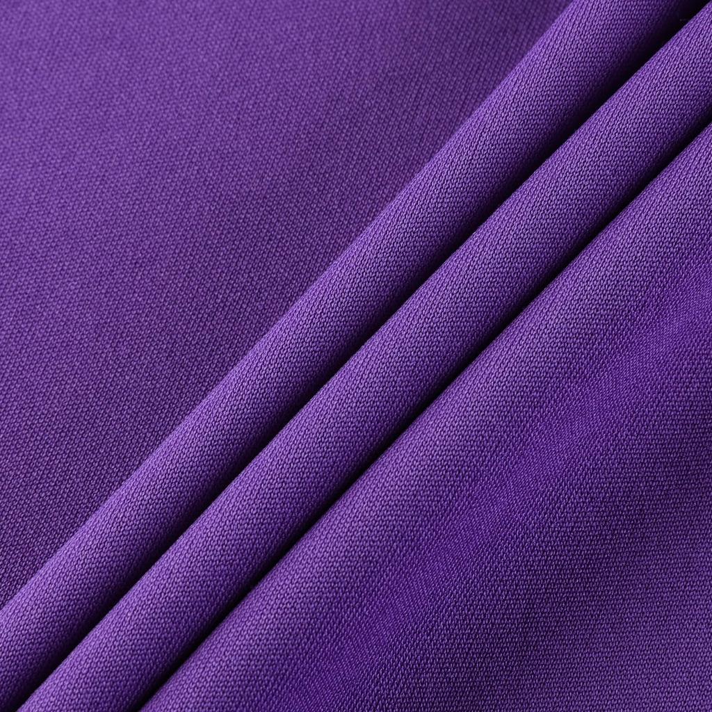 Kelme Juniorské fotbalové tréninkové oblečení, Rychleschnoucí, Prodyšné, Set s krátkým rukávem a šortkami (Fialová, 130 cm)