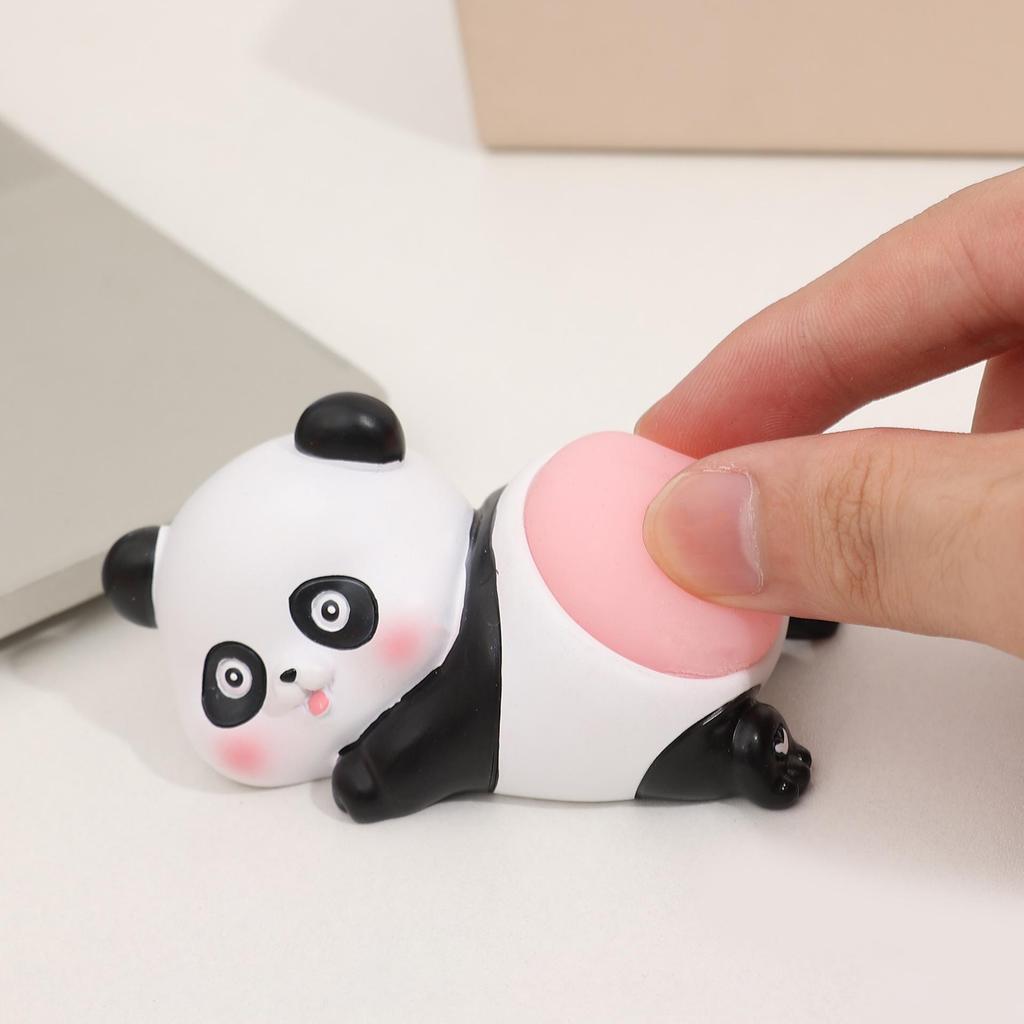 Pinchable Cartoon Butt Decompression Toy - Soft, Elastic Desktop Ornament