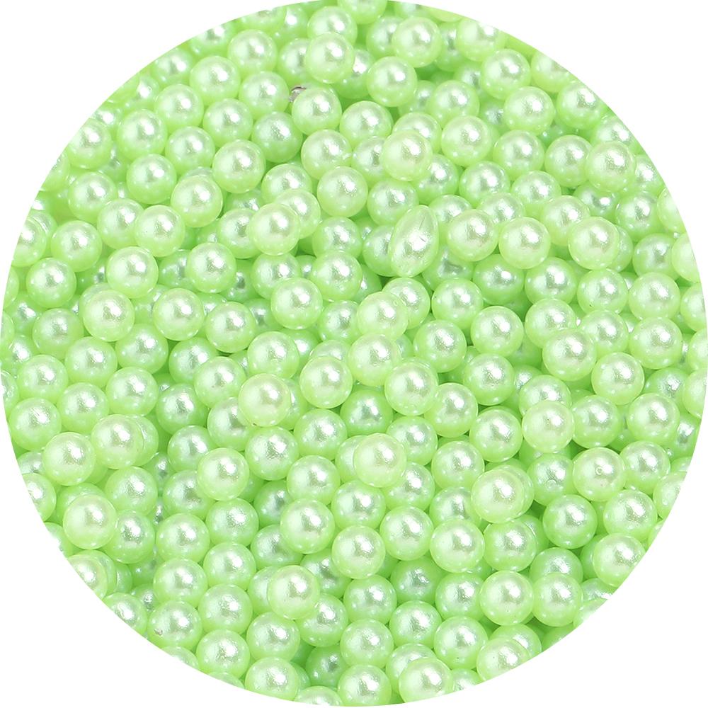 2-12mm No Hole ABS Imitation Pearl Beads Solid Color Round Spacer Loose Beads For DIY Jewelry Making Bracelet Accessory