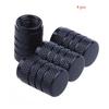4pcs Knurling Style Tire Valve Caps Aluminum Silver Car Bike Wheel Stem Air Valve Caps Tire Pressure Cap Accessory Stem Caps1