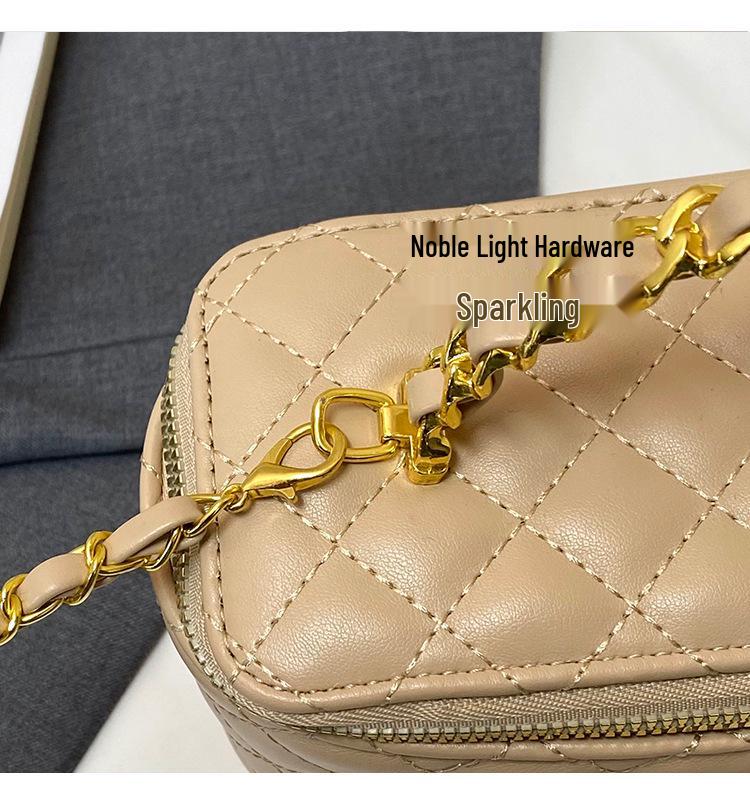 Plaid Women's Chain Bag - Autumn Design, High-End, Large Capacity Crossbody & Handbag