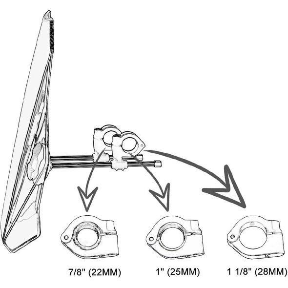Motorcycle Windshield Screen for Himalayan for Scram411 for Himalayan for Scram 411 2022 2023 Motorcycle Windscreen Windshield Universal Windscreen