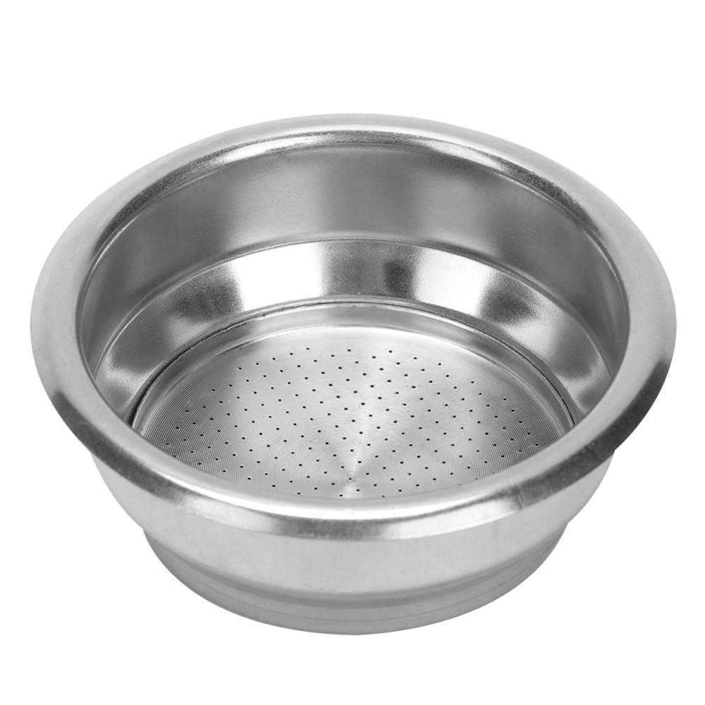 58mm Filter Basket Double Layers Stainless Steel Coffee Machine Filter Basket Pressurized Single /Double Doses