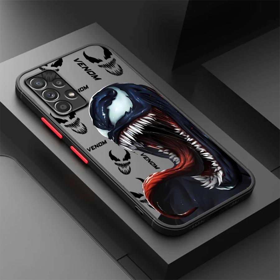 Marvels Spider-Man Venom Case for Samsung Galaxy A16 A52S A72 A53 A35 A14 A23 A15 A54 A17 A52 A34 A36 A73 A33 A56 A55 Phone