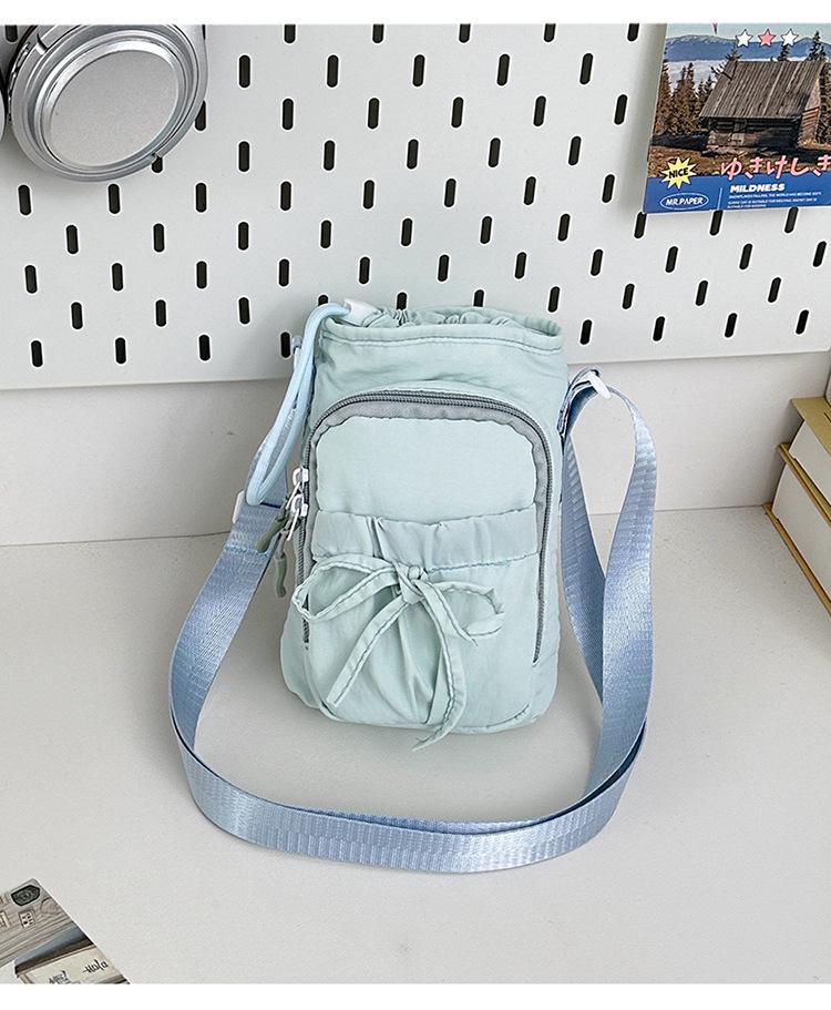 Женская сумка-бант многокарманная большой вместимости на плечо/кроссбоди 14*6*20cm