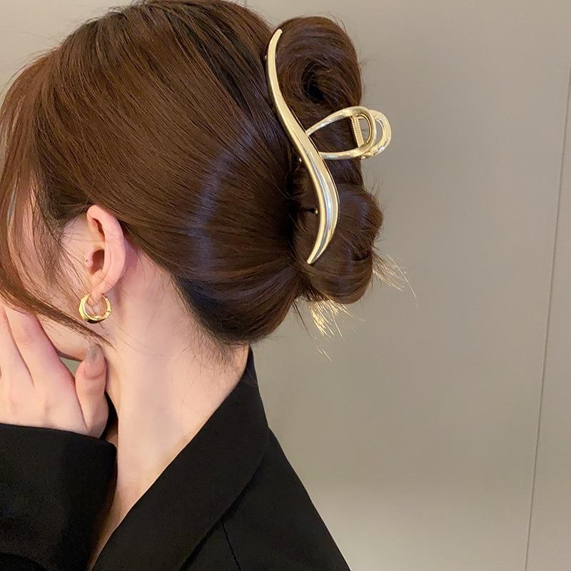 

2023 винтажные геометрические когти для волос, корейские полые заколки для волос, заколки для волос для женщин, модные новые головные уборы, аксессуары для волос для девочек