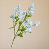 New Forget-Me-Not Artificial Forget-Me-Not Flowers Long Branch 47cm Simulation Flowers DIY Silk Floral Arrangement Home