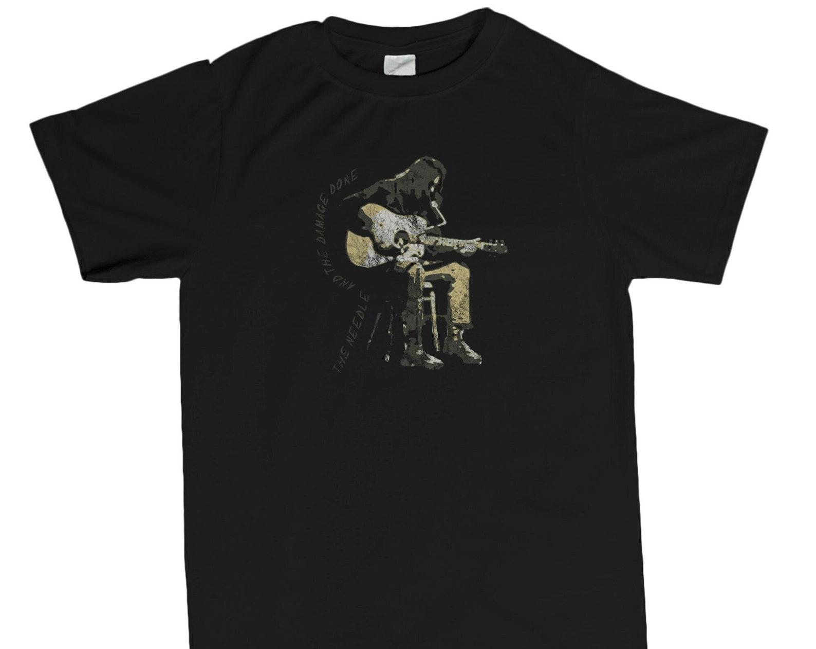 Neil Young – The Needle And The Damage Done T shirt, Neil Young T shirt, Neil Young T shirt, Neil Young Tee, Gifts for Music Lovers 3XL