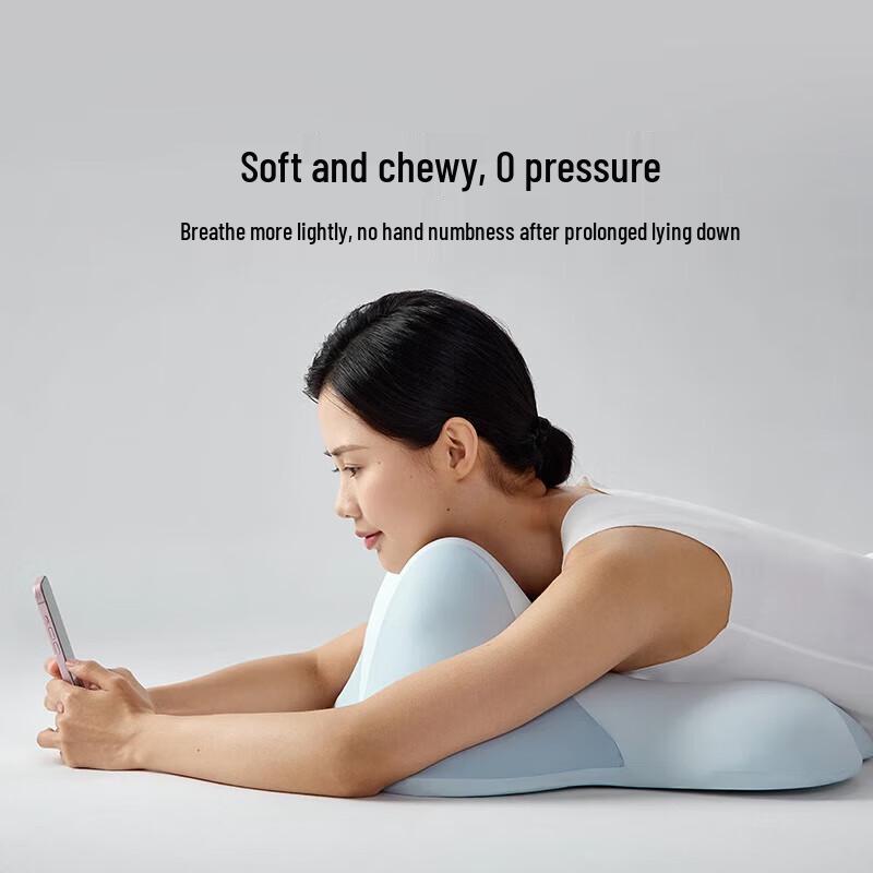 Ergonomic Prone Sleep Pillow with Phone Slot