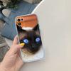 PP22 Cute Siamese Cat Phone Case for LG K22 K30 K40 K40S K41 K42 K50 K50S K51 K51S K52 K61 K62 K71 K92 Q60 Q61 V40 V50 V60