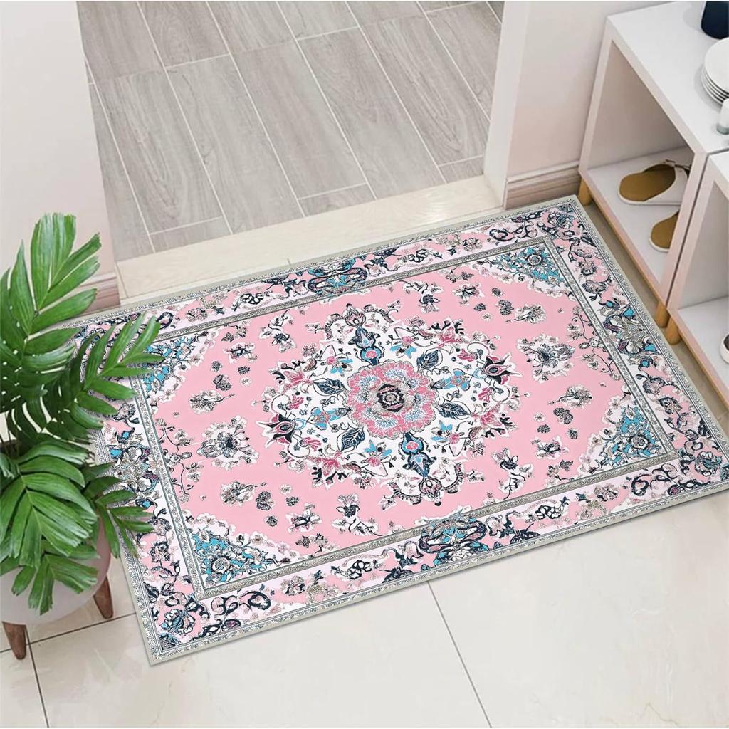 Western Aztec Rug Area Rug for Living Room Southwestern Farmhouse Machine Washable Low Pile Soft Large Carpet for Dining Room