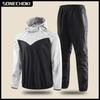 Dres Sauna Unisex Zestaw Ubrań na Siłownię Męski Całe Ciało Pocenie Odzież Sportowa Kobiety Boks Trening Bieganie Fitness Odchudzanie Dres