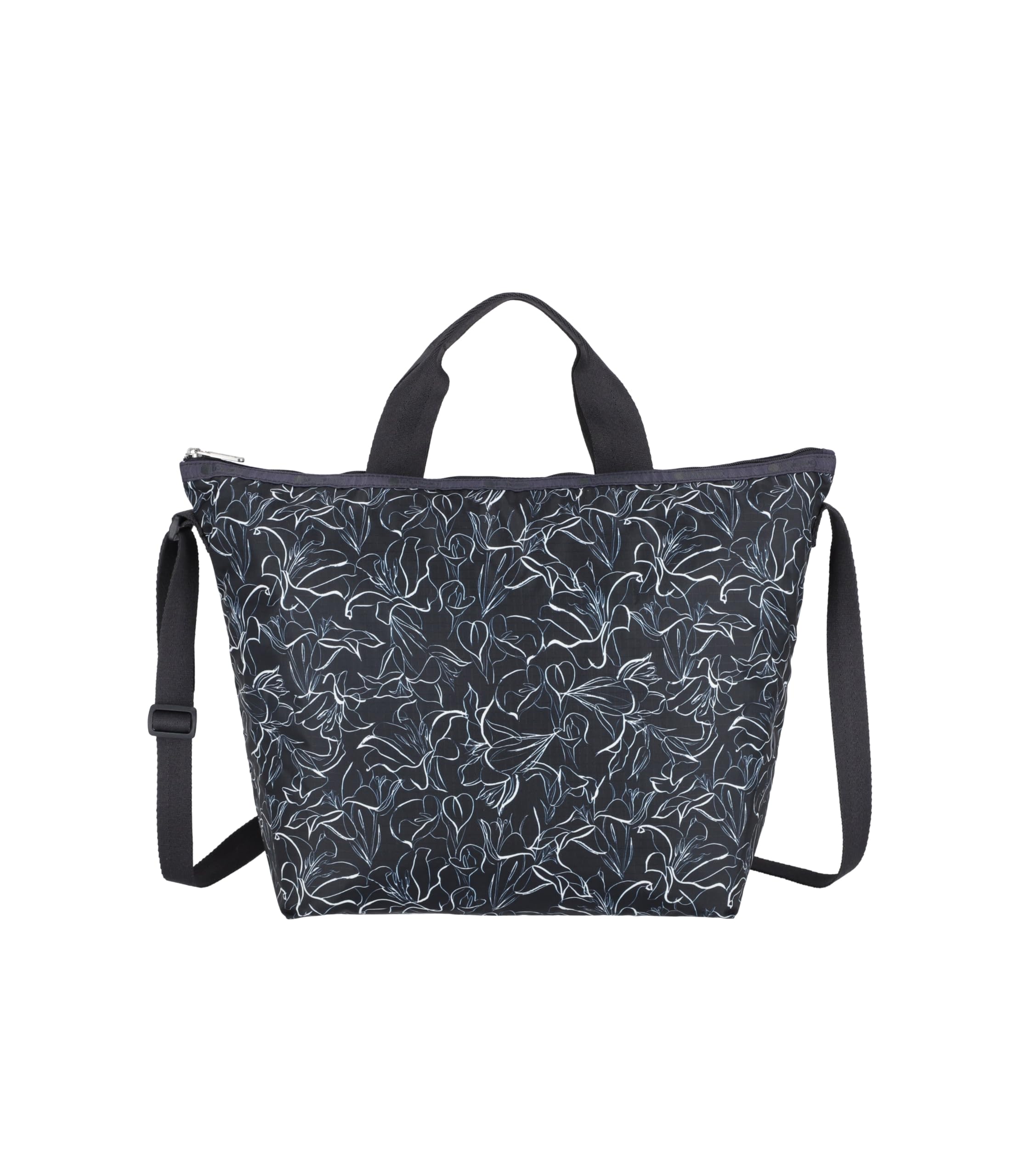 

Official Tote Bag DELUXE EASY CARRY Sketch Floral Navy [LeSportsac] TOTE/4360 Women s