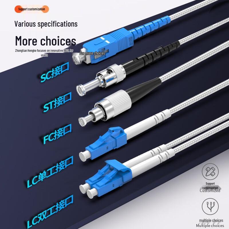 Zhongtian Hengke Armored Field Deployable Single-Mode Fiber Patch Cable