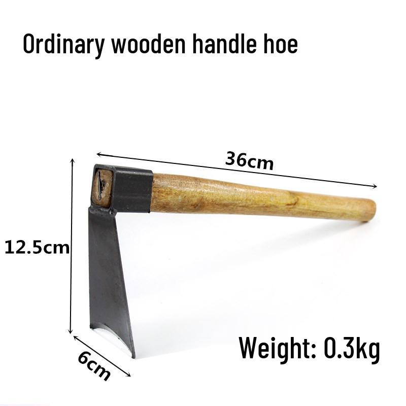 Compact Manganese Steel Hoe Set for Planting, Weeding, and Soil Loosening