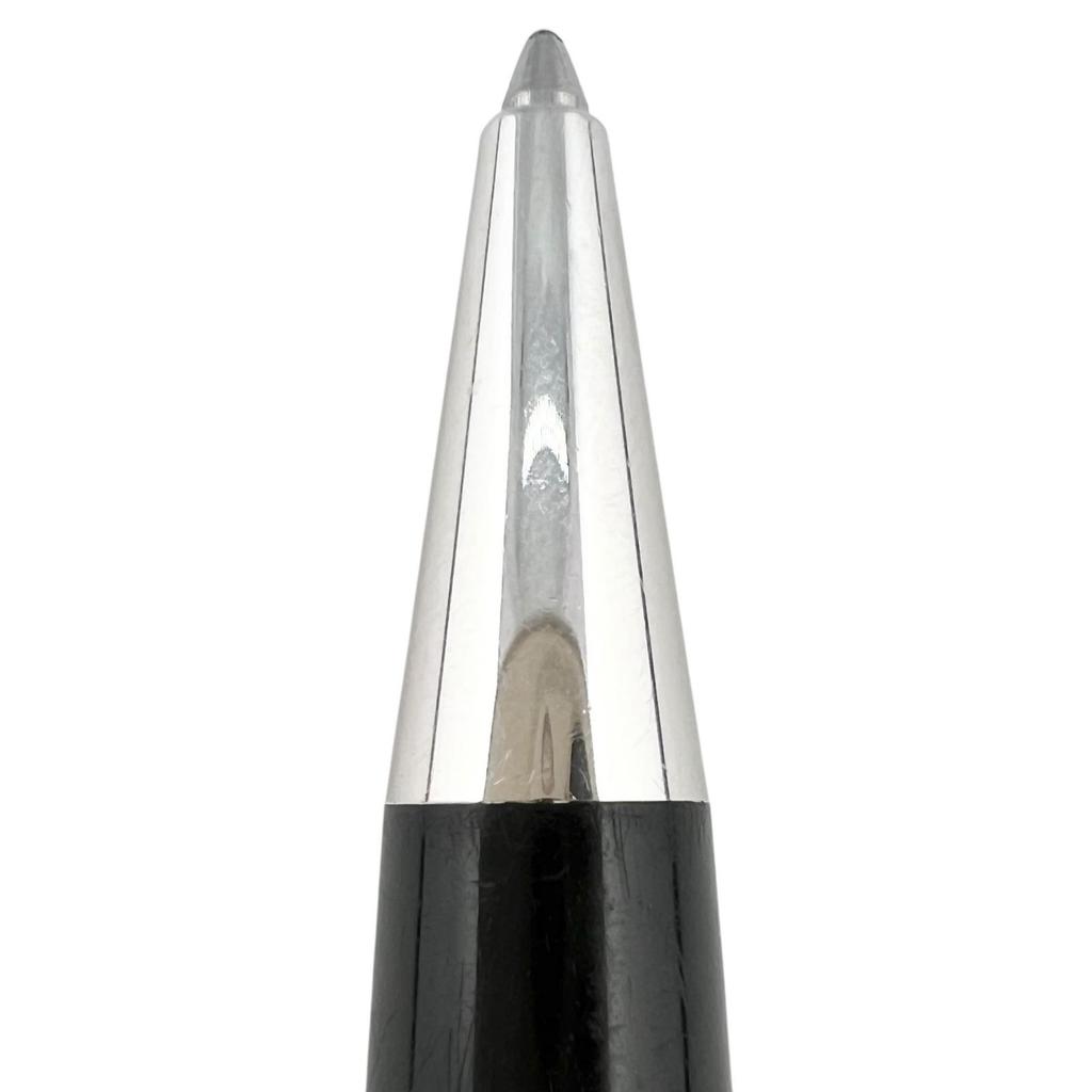 Good MONTBLANC Ballpoint pen Meisterstück Classic diamond Black Silver mens Used