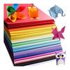 Origami Double-Sided Origami Standard Size Easy To Fold for Beginners 14.5cm 100 Sheets 20 Colors Decoration DIY Craft Decoration DIY Craft