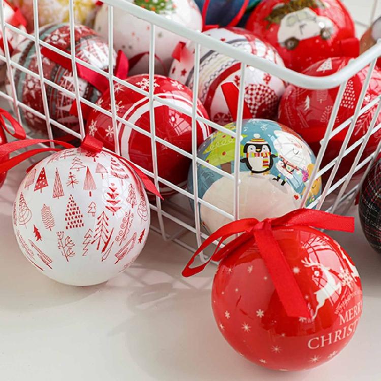 Christmas Foam Ball Xmas Tree Pendant Festival Holiday Party Front Door Decor