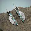 Retro Love Shape Strange Earrings European Beautiful Woman Earrings