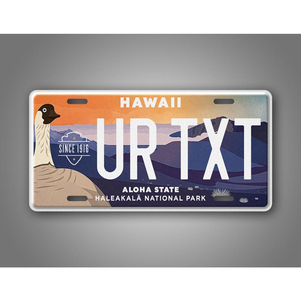 Personalized Hawaii National Park Custom Text Metal Tin Sign Decorative Wall Art 8x12 Inch