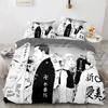 3D Tokyo Avengers Bedding Set Anime Manjiro Sano Duvet Cover Double Twin Full Queen King For Adult Kids Bedclothes Quilt size