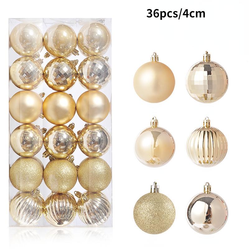 24/36 Pcs Christmas Balls New Year Party Decoration Xmas Tree Ornaments Christmas Hanging Ornament Home Decor Gifts Navidad 2025