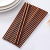 Wooden Chopsticks Reble Dishwasher Safe 10 Pairs Chinese Asian Korea Iron Wood Handmade Chopstick Natural Healthy for Cooking Eating Restaurants