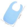 Adjustable Adult Bib for Elderly Seniors Special Needs Reusable Cotton Food Stain Protector for Eating Feeding Makeup Face