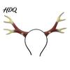Einzigartiges Halloween-Kopfschmuck für Fotos Hirschgeweih-Haarband, Realistisches Wald-Cosplay-Kostüm, Gothic-Party-Kostüm-Haarband Stil Elastisches Haarband,