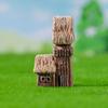 Micro-Landscape Rustic Style Compact Size Eco-friendly House Decoration for Home Office