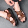 Sandals for Men's Microfiber Beach Shoes New Summer Sandals Dual-purpose Sandals Comfortable Casual Shoes for Men's Shoes