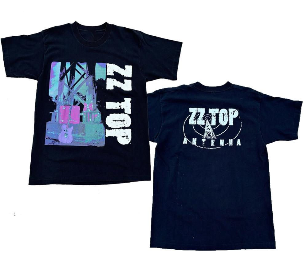 ZZ Top Antenna Concert Tour T-Shirt Retro Vintage 90s Gift Fans S