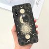 For Moto E20 Case 6.5" Soft Silicone Black Cat Moon Night Back Cases for Motorola Moto E20 Case TPU Capa Motorola E20 Bumper